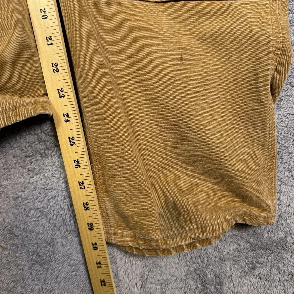 Carhartt Pants Men 38x30 Double Knee Carpenter Dungaree Workwear Utility B136BRN